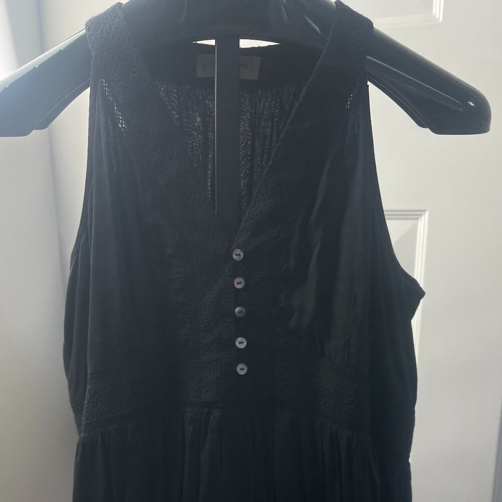 Lucky Brand Schiffley Trim Mini Dress